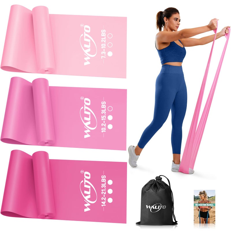 WALITO Resistance Bands for Working Out, Exercise Bands for Women and Men, Workout Bands for Yoga, Physical Therapy, Stretch, Recovery, Pilates, Rehab, Strength Training and Home Gym - Image 1