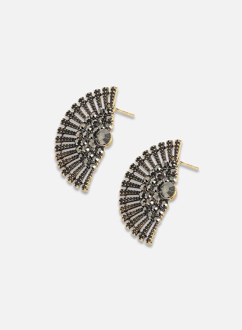 SOHI Luminary Luxe Artificial Stud Earring Jewellery - Image 2