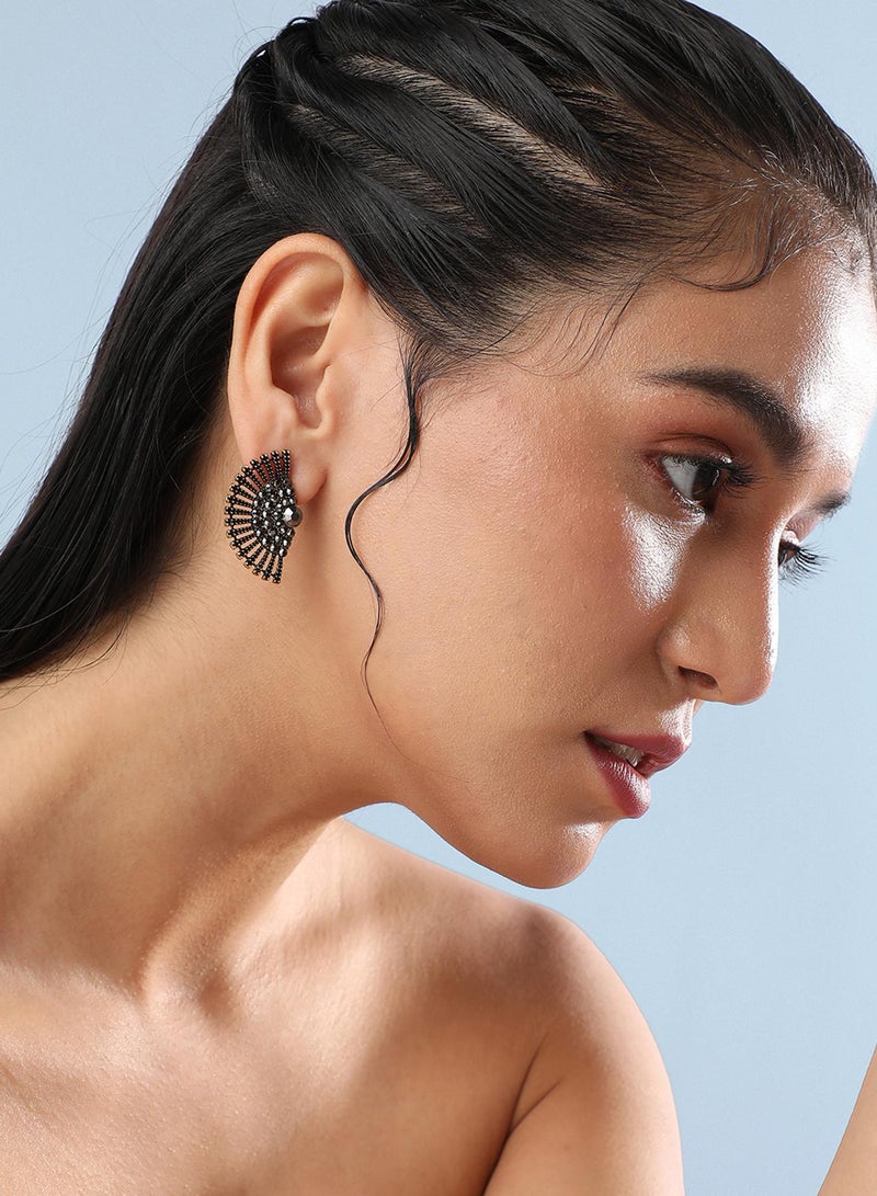 SOHI Luminary Luxe Artificial Stud Earring Jewellery - Image 4