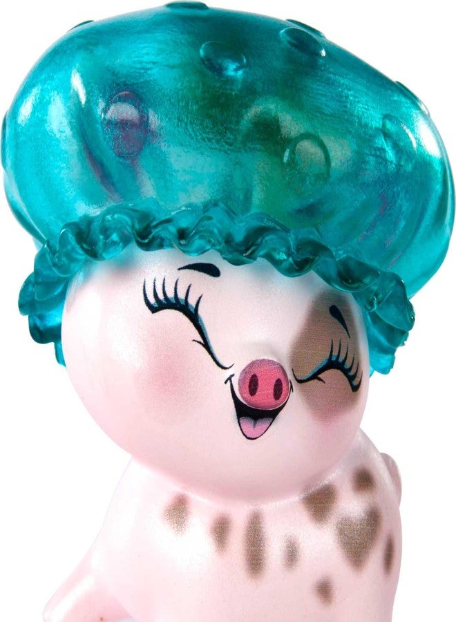 Enchantimals Bathtime Splash Playset with Petya Pig Small Doll (6-inch), 2 Pig Figures & 11+ Accessories Including Tub, Color-Change Transformation - Image 4