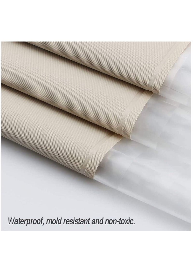 Shower curtain Liner Design for Bathroom Shower and Bathtubs - Free of PVC Chlorine and Chemical Smell - Non-Toxic and Eco-Friendly - 100% Waterproof 180 X 200 cm - Image 4