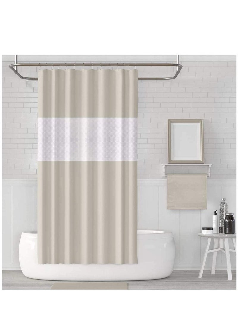 Shower curtain Liner Design for Bathroom Shower and Bathtubs - Free of PVC Chlorine and Chemical Smell - Non-Toxic and Eco-Friendly - 100% Waterproof 180 X 200 cm - Image 1