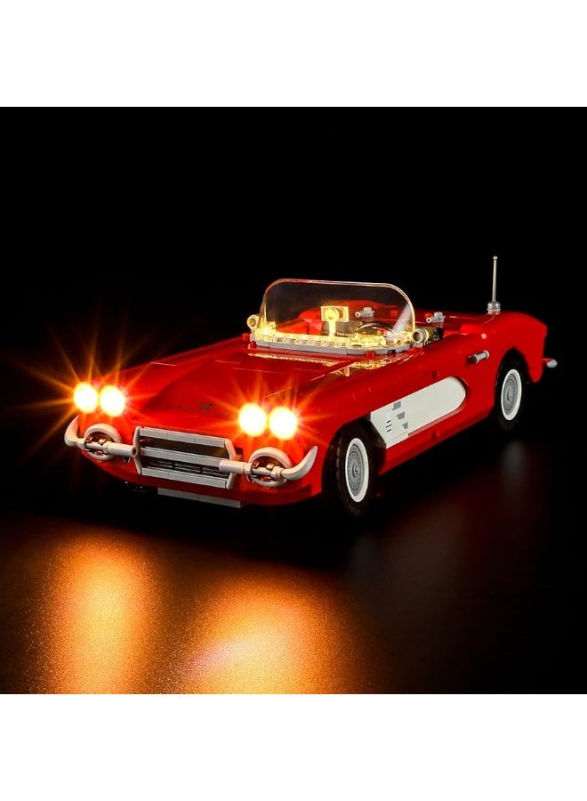 BRIKSMAX BRIKSMAX Led Lighting Kit for LEGO Corvette  Compatible with Lego 10321 Building Set Not Include Lego Set  - Image 2