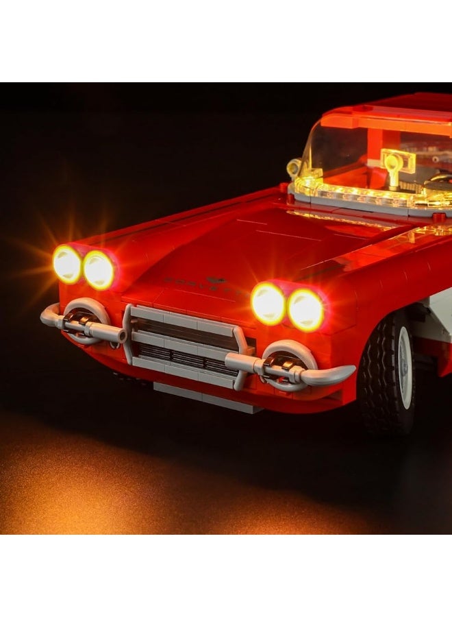 BRIKSMAX BRIKSMAX Led Lighting Kit for LEGO Corvette  Compatible with Lego 10321 Building Set Not Include Lego Set  - Image 4