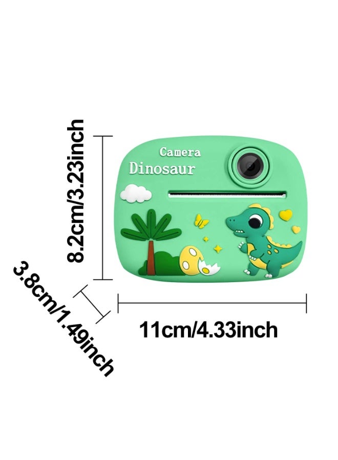 Kids Camera Instant Print,Kids Digital Camera 1080P HD Dual-Lens Selfie,Instant Print Camera with 5 Rolls Paper & 32GB Card,Toddler Camera Christmas Birthday Gifts for Boys Age 3-12 - Image 2