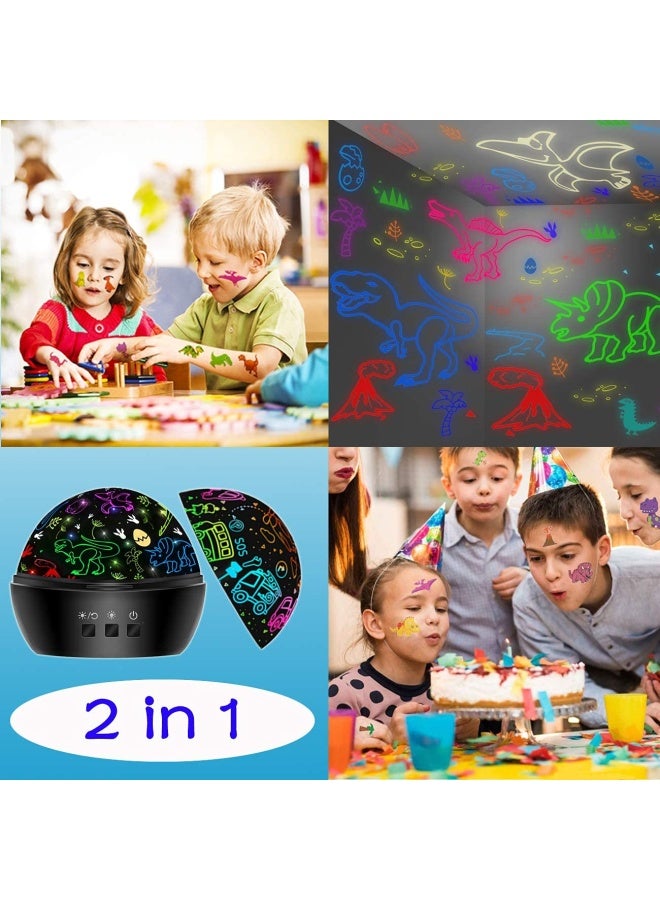 HONGID Dinosaur Toys For 3-8 Year Old Boys Dino Projection Kids Toys For 3-8 Year Olds Boys 2 In 1 Car Toys For 2-10 Year Olds Boys Xmax Birthday Gifts For 2-10 Year Olds Kids Toddler Toys - Image 3