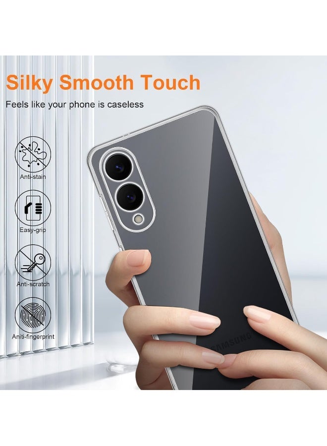 DUSALA Samsung Galaxy S25 Edge Case Slim Soft TPU Silicone Clear case Anti-Yellow-scratch Drop Protection Anti-Slip Transparent Protective Slim Phone Cover For Samsung Galaxy S25 Edge - Image 4