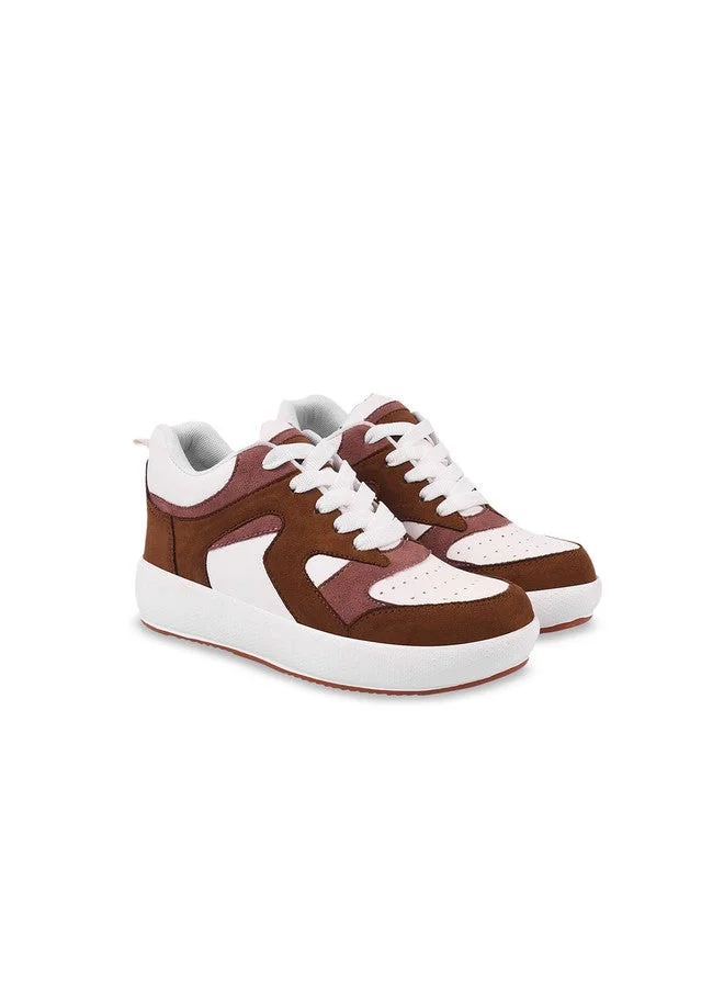 شوتوبيا Shoetopia Girls Round Toe Sneakers