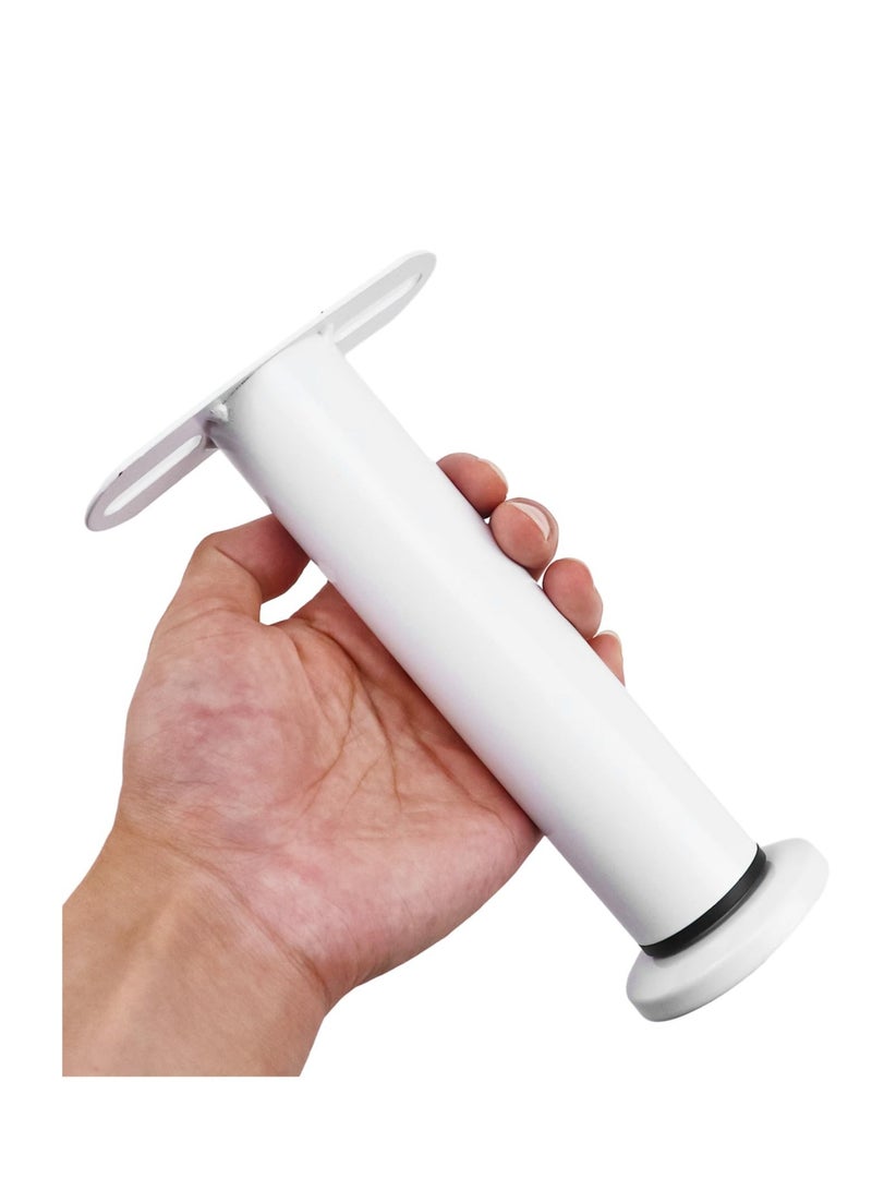 Excefore أرجل دعم السرير، 4 قطع أرجل أريكة قابلة للتعديل، أرجل خزانة، حوامل مركزية للسرير ذات دوائر سفلية لتعزيز الدعم، لقطع غيار إطار سرير أريكة خزانة - Image 3