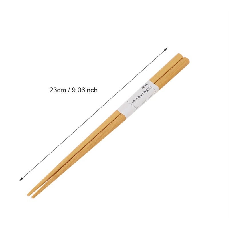 Reusable Chopsticks: Food Grade Wooden Material - Non-Toxic Eco-Friendly Anti-Slip Ergonomic Portable Chopsticks for Daily Dining & Travel - Image 4