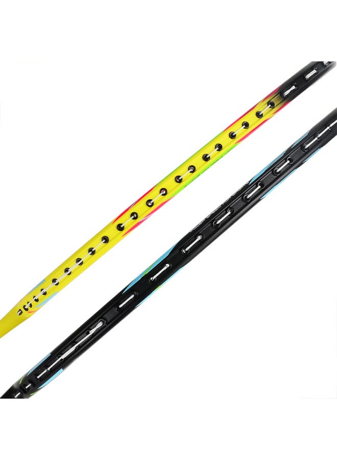Enpex Carbon Badminton Racket Set Of 2 For Training, 168/169cm, With 3 Shuttles - Image 5