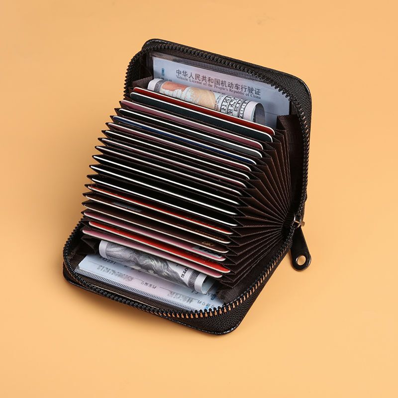 محفظة متعددة الوظائف من جلد البولي يوريثان مع حماية RFID - Image 3