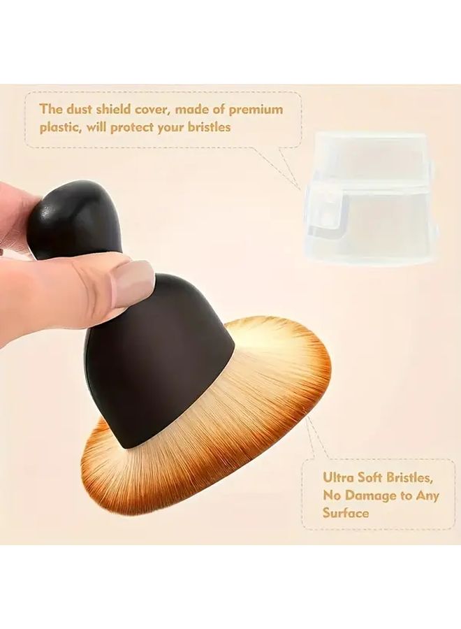 Black Car Detailing Brush Soft Bristles For Air Vents Crevices Interior Cleaning - Image 5