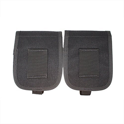 Palantic Scuba Diving Trim Weight Pockets with QR Buckles (1 Pair) – Adjustable for Tank or Waist Belt, 5lb Capacity, Black, Cordura® Fabric for Optimal Weight Distribution & in-Water Stability - Image 2