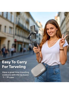 STARTRC Carry Case for Osmo Mobile 7P/Mobile 7, Portable Storage PU Shoulder Bag for DJI Osmo Mobile 7P Gimbal Stabilizer Accessories  - Image 2