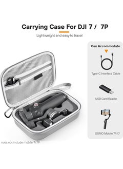 STARTRC Carry Case for Osmo Mobile 7P/Mobile 7, Portable Storage PU Shoulder Bag for DJI Osmo Mobile 7P Gimbal Stabilizer Accessories  - Image 3