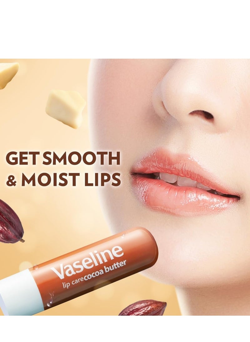 فازلين مرطب شفاه بزبدة الكاكاو، 4.8 جرام - Image 4