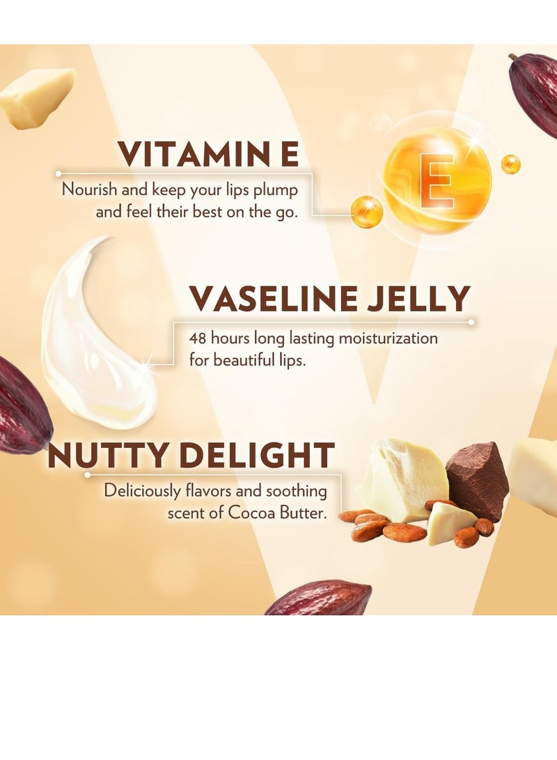 فازلين مرطب شفاه بزبدة الكاكاو، 4.8 جرام - Image 3