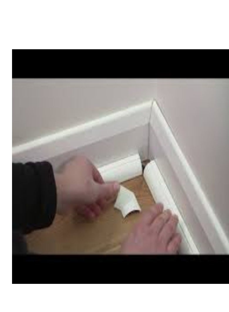 KNP KNP PVC Floor Trunking 10mm x 35mm is a Compact and Efficient Solution Designed to Manage and Protect Electrical Cables and Wiring.  - Image 3