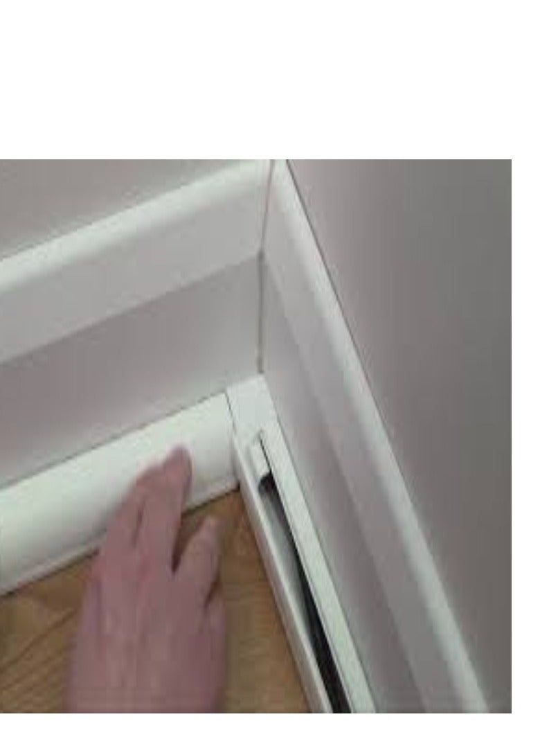 KNP KNP PVC Floor Trunking 10mm x 35mm is a Compact and Efficient Solution Designed to Manage and Protect Electrical Cables and Wiring.  - Image 4