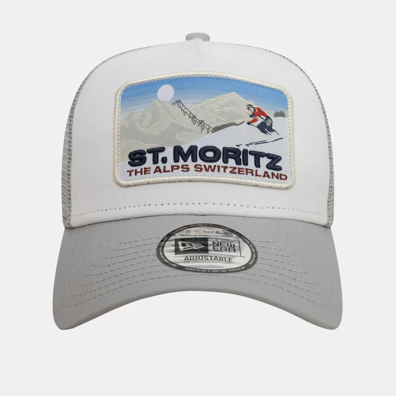 Men's St. Moritz Ski Patch 9FORTY Trucker Cap