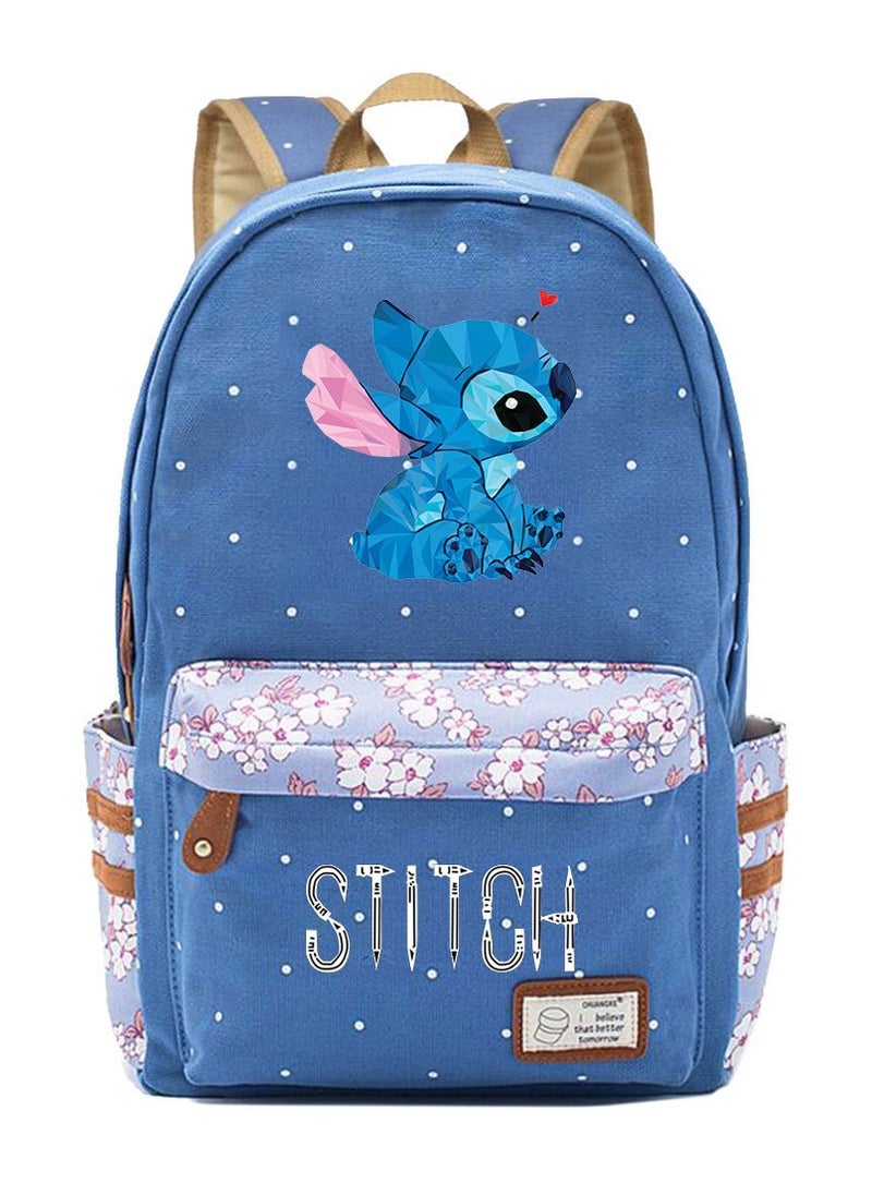 STITCH Stitch Printed Youth Casual Woven Strap Backpack 
