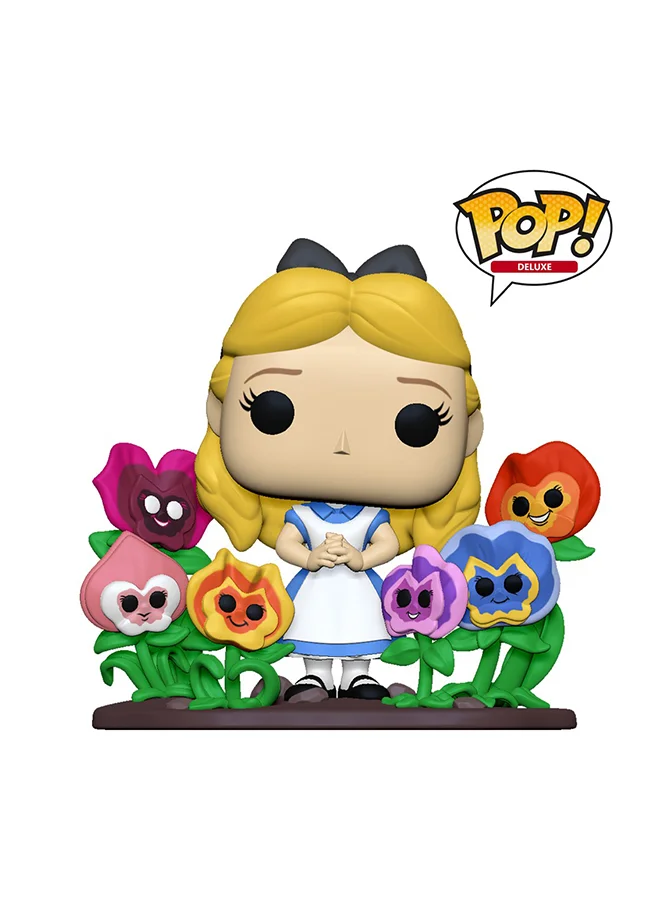 Funko Pop DeluxeDisney Alice 70th - Alice with Flowers, Collectible Action Vinyl Figure - 55733