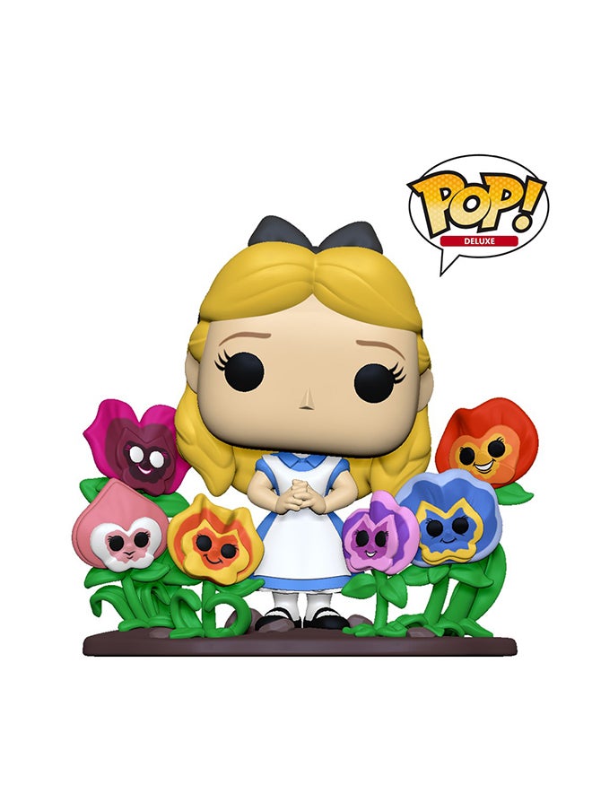 Funko Pop DeluxeDisney Alice 70th - Alice with Flowers, Collectible Action Vinyl Figure - 55733  - Image 3