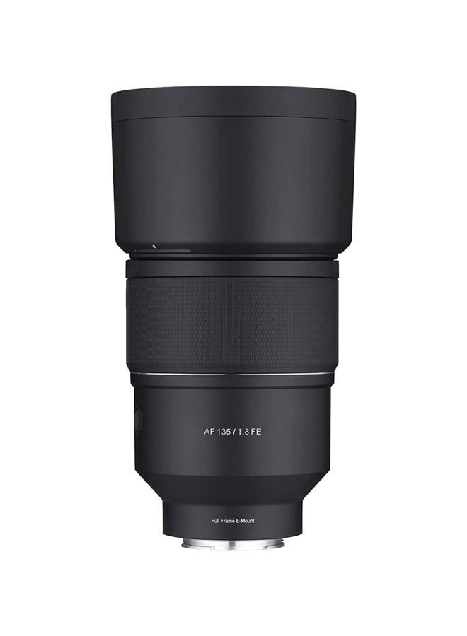 Samyang عدسة ساميانغ 135 مم F1.8 AF للكاميرات ذات الإطار الكامل مع تركيز تلقائي لنظام سوني E، سوداء، SYIO13518-E - Image 1