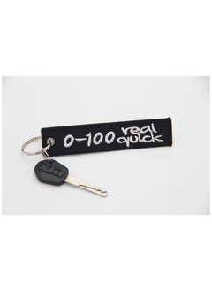 ZAP 0 To 100 Real Quick  Key Tag with Embroidery  - Image 2