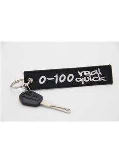 ZAP 0 To 100 Real Quick  Key Tag with Embroidery  - Image 3