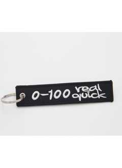 ZAP 0 To 100 Real Quick  Key Tag with Embroidery  - Image 4
