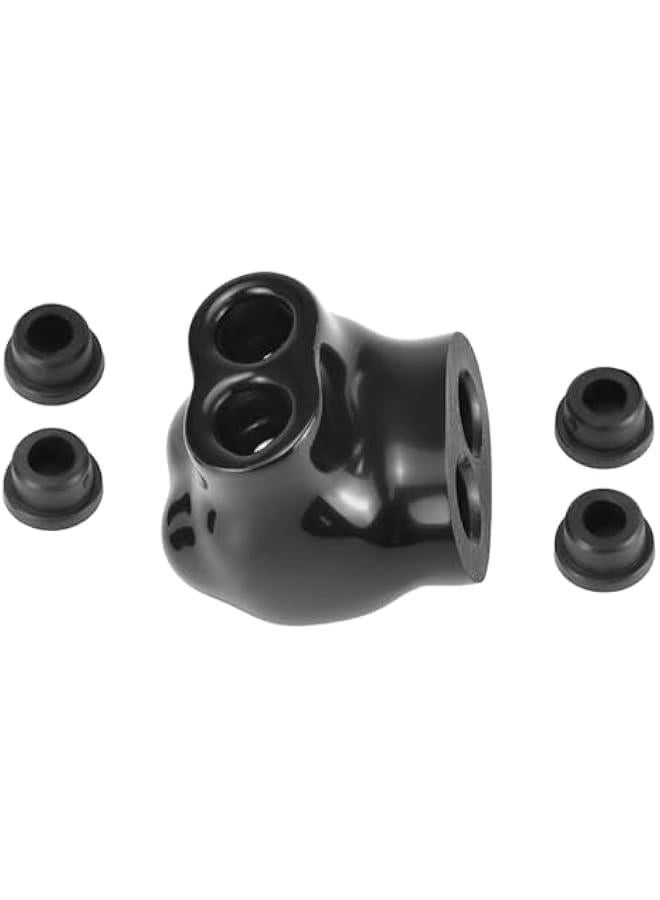 Arabest 2 Port Insulated Multi Tap Connector, 5 Pcs, Single-Sided Entry, Hex Screw Fixation, Aluminum Connector  - Image 2