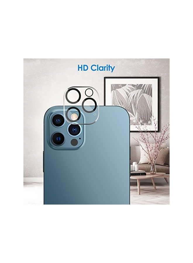 Jetech Camera Lens Protector for iPhone 12 Pro Max 6.7-Inch, 9H Tempered Glass, HD Clear, Anti-Scratch, Case Friendly, Does Not Affect Night Shots, 3-Pack - Image 3