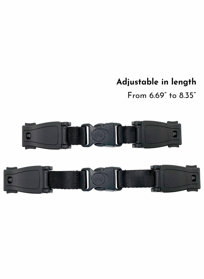 SYOSI Universal Child Chest Harness Clip, Car Seat Safety Belt Clip Buckle, Anti-Slip Baby Chest Clip Guard Compatible with Seats, Strollers, High Chairs, Schoolbags, for 1.5-inch Width Harness - Image 4