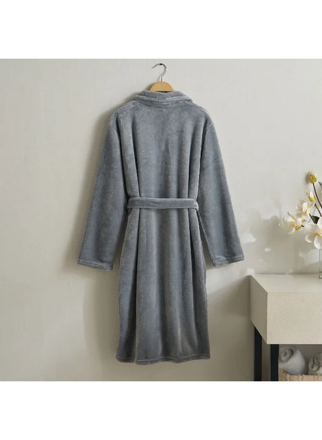 هوم بوكس روب حمام أتلانتا من المايكروفايبر والفانيلا - مقاس متوسط