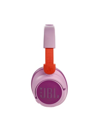 JR460NC Wireless Over-Ear Noise Cancelling Built-In Mic, 30 Hour Battery Designed for Kids Detachable Audio Cable Pink - view 4