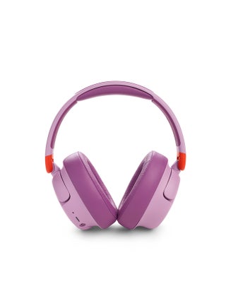 JR460NC Wireless Over-Ear Noise Cancelling Built-In Mic, 30 Hour Battery Designed for Kids Detachable Audio Cable Pink - view 2