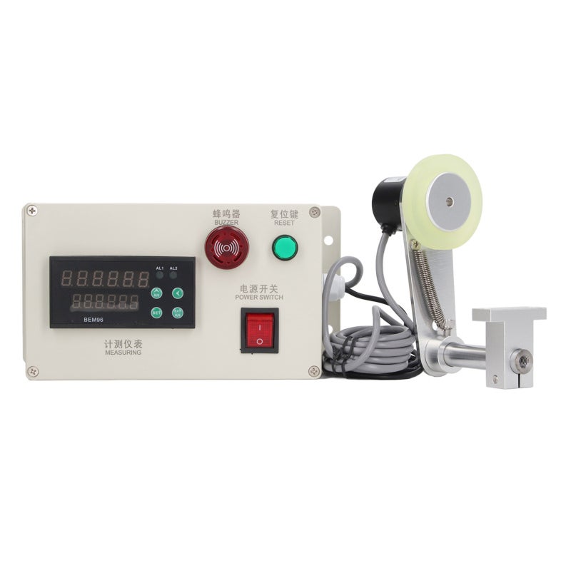 عداد رقمي 6 خانات بشاشة حمراء AC100-240V - عد تصاعدي وتنازلي مع منبه وذاكرة لحفظ البيانات عند انقطاع التيار لمصانع طباعة المنسوجات - Image 2
