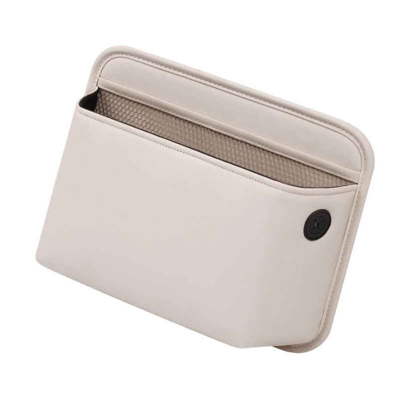 Leather Automotive Trash Can Bin with Leakproof and Easy Features for Car Cabin Organization Quick Install Leather Car Trash Can Featuring Leakproof Design Storage Box Large Capacity and - Image 4
