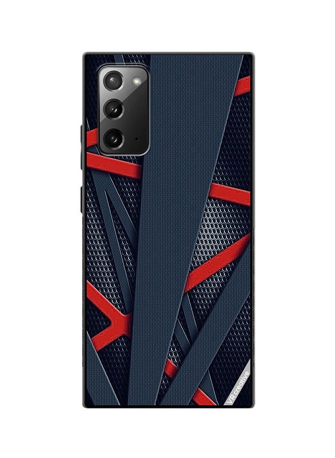 VR CREATIVE Protective Case Cover For Samsung Galaxy Note20 5G Abstract Design Multicolour - Image 1