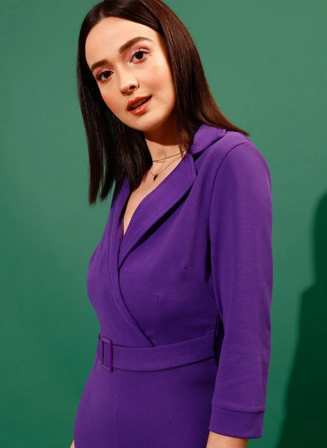 STREET 9 Purple Sheath Dress for Women