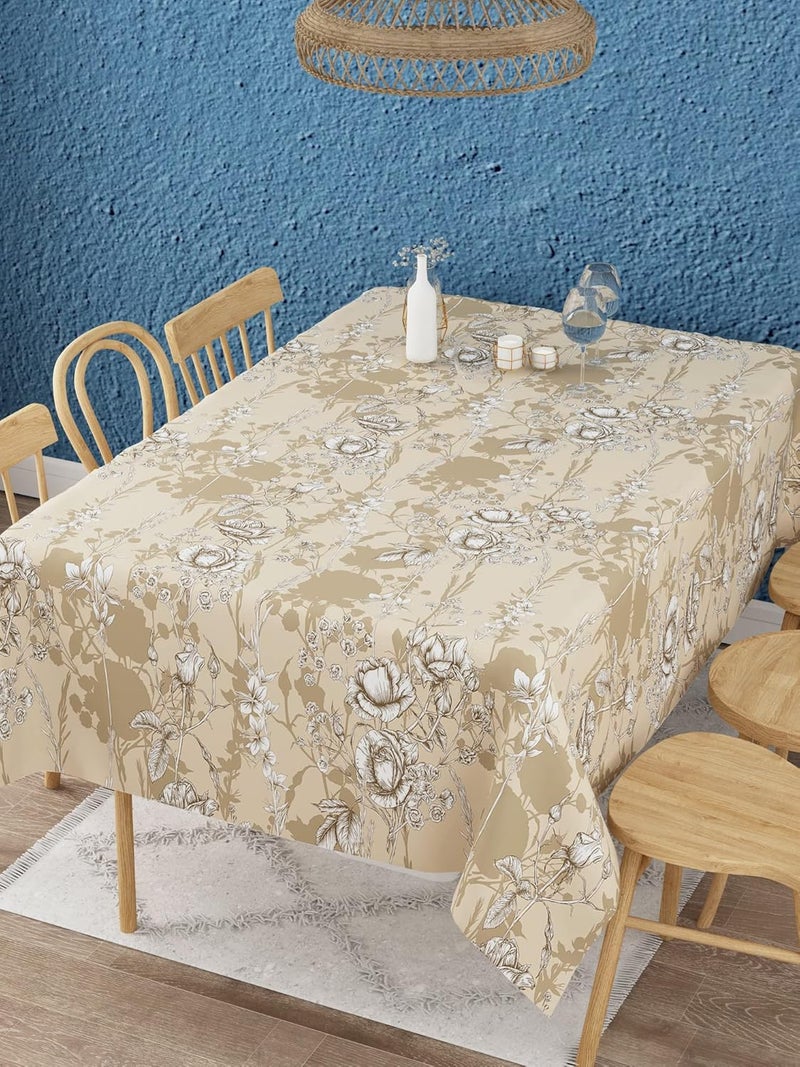 EVER HOME 100 Cotton 4 to 6 Seater Dining Table ClothTable CoverRectangular 58 inch x 88 inch Pack of 1 - Image 2