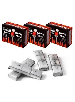 3 Box Torch Charcoal 60 Quick-Burning Tablets Cubed Pieces Of Charcoal For incense And Barbecue
