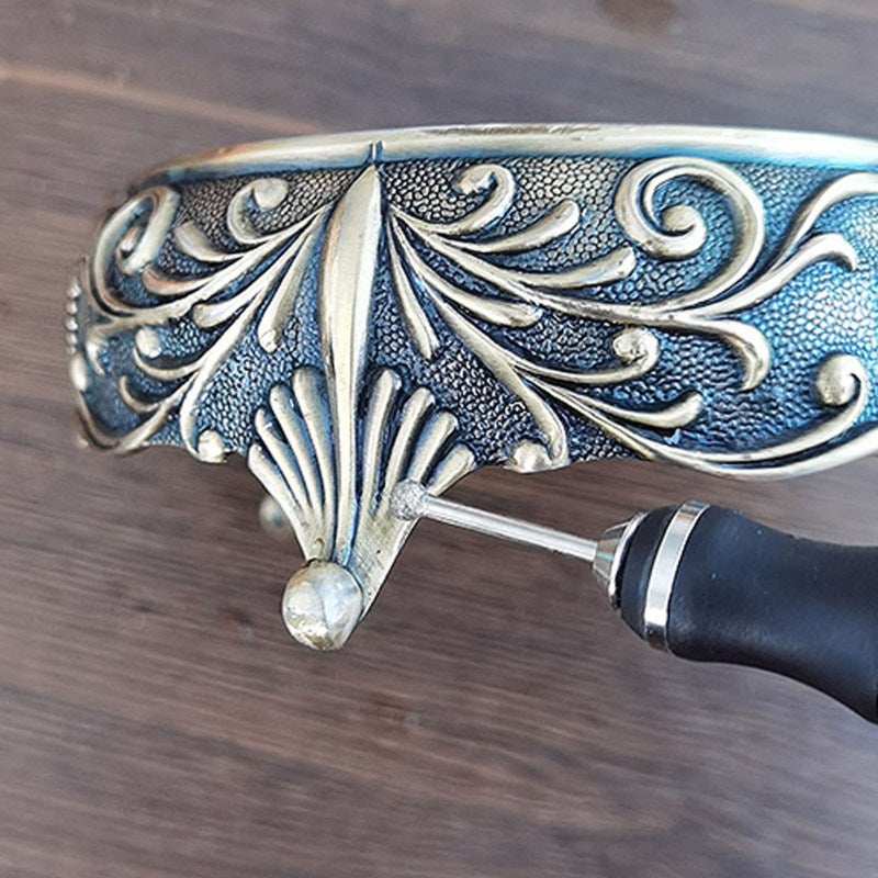 Electric Engraver: Compact Size High Precision, High-speed Operation Boosts Efficiency - Versatile Grinding Bits for Glass Metal Wood, Detailed Etching Polishing Nail Art - Image 2
