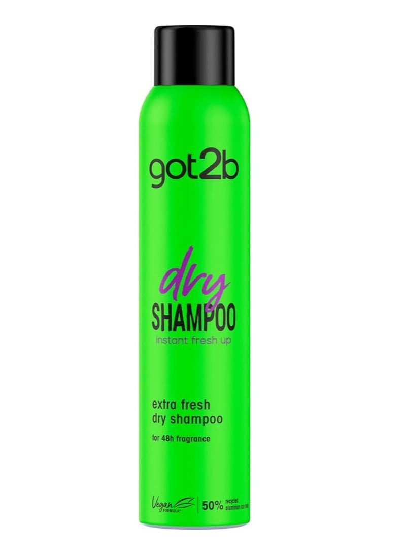 Schwarzkopf GOT2B Fresh It Up Dry Shampoo - Clean & Crisp, 200ml - Image 1