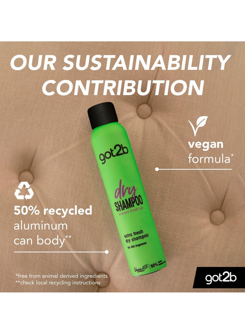 Schwarzkopf GOT2B Fresh It Up Dry Shampoo - Clean & Crisp, 200ml - Image 3