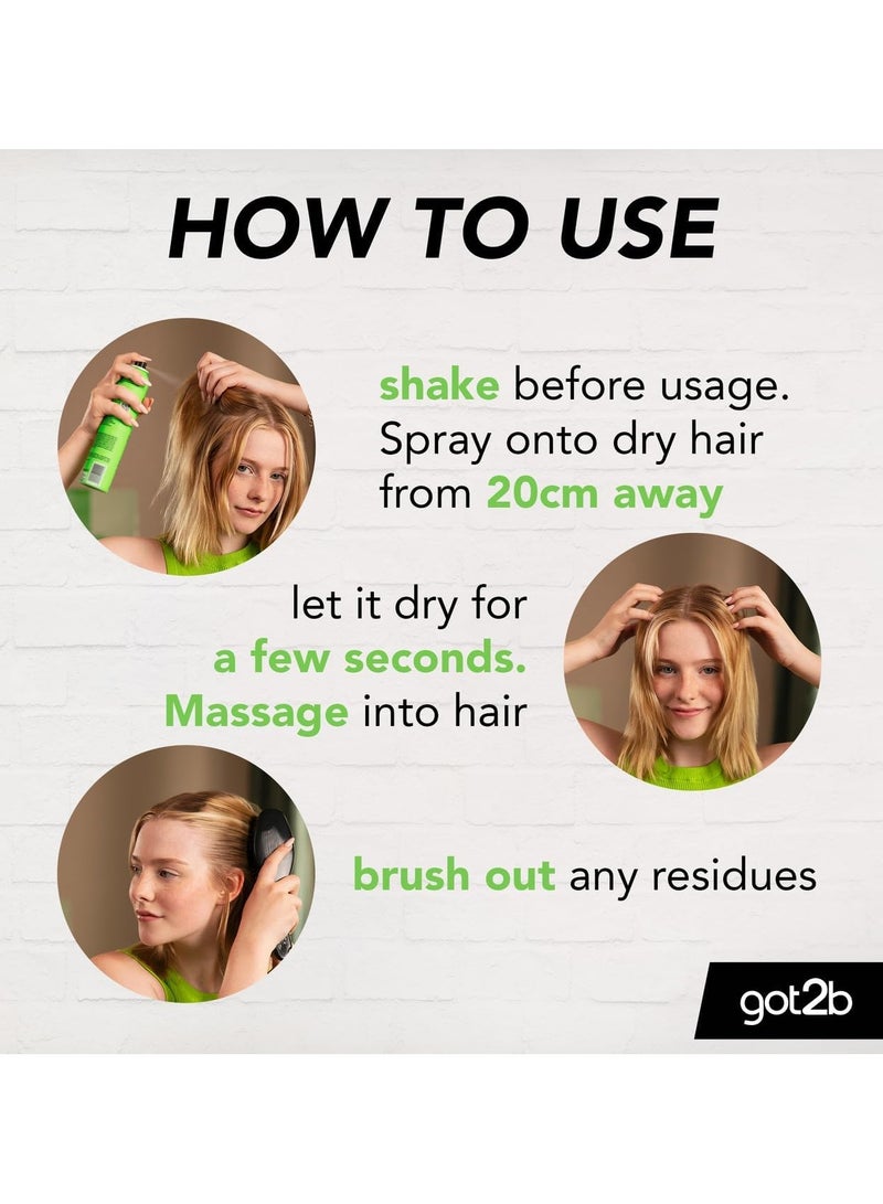 Schwarzkopf GOT2B Fresh It Up Dry Shampoo - Clean & Crisp, 200ml - Image 4