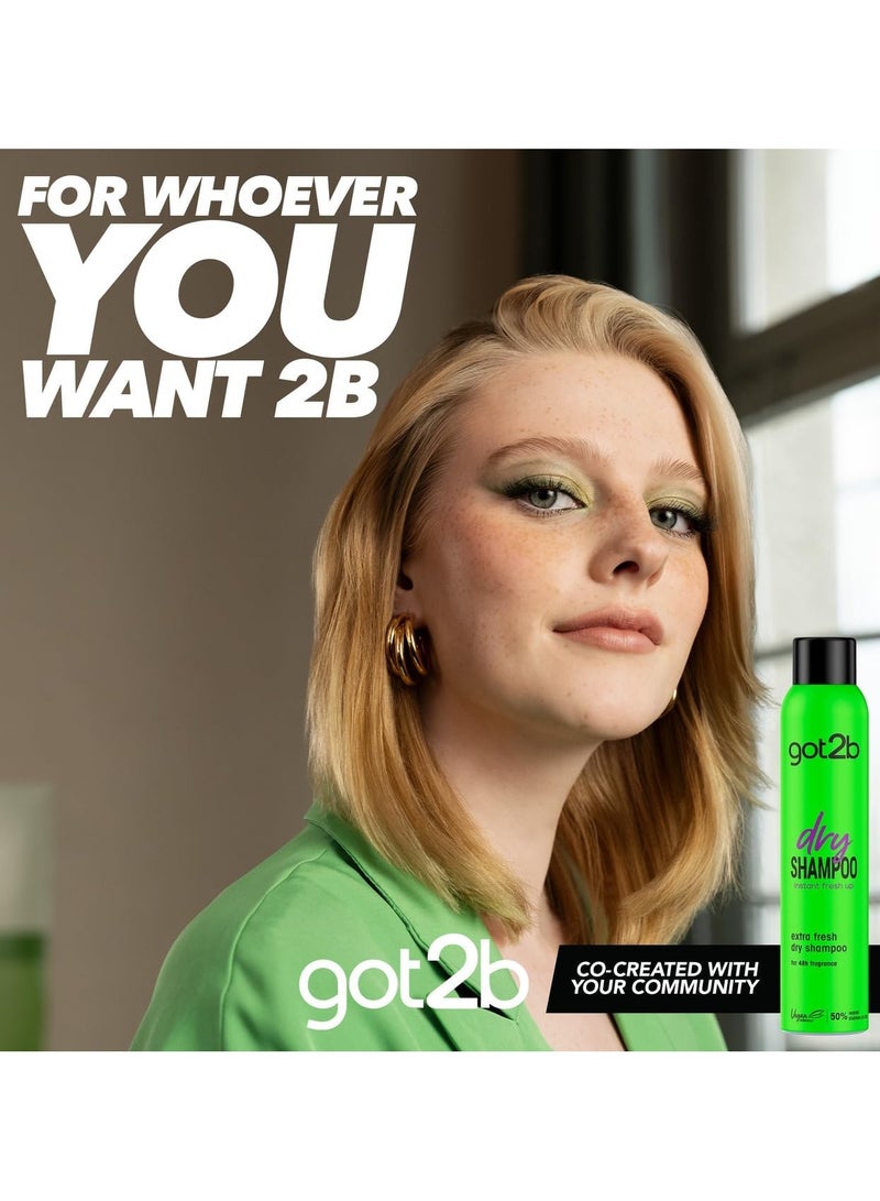 Schwarzkopf GOT2B Fresh It Up Dry Shampoo - Clean & Crisp, 200ml - Image 5