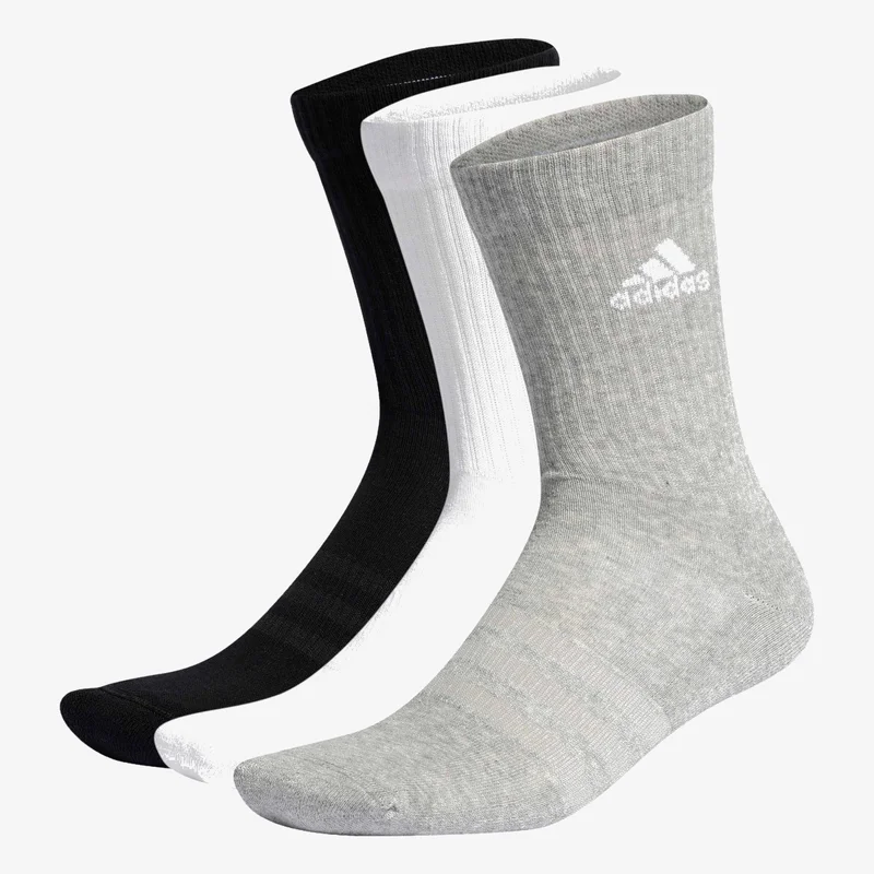 اديداس ثلاثة أزواج من جوارب Cushioned Crew